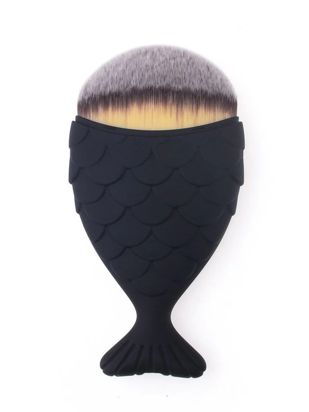 Chubby Fishy Makeup Brush in Matte Black